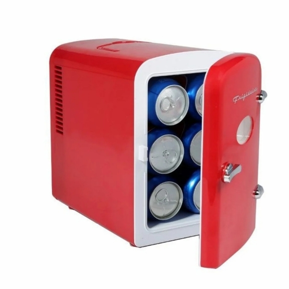 Other - Retro mini fridge red
